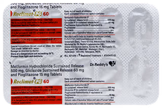 Reclimet PG 60 Tablet SR 1*10 - Image 2