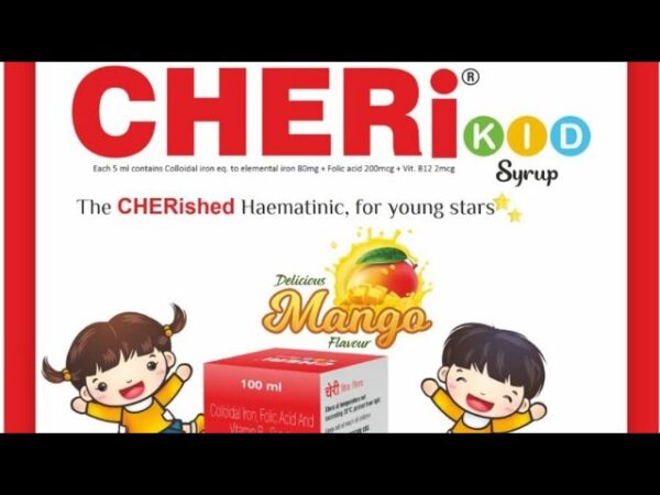 Cheri Kid Mango Flavour Syrup 100 ml