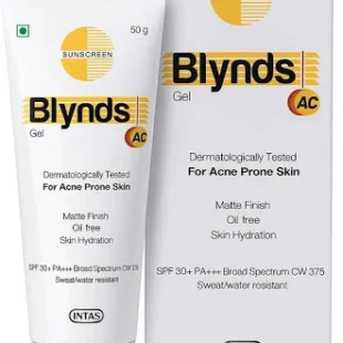 Blynds AC Gel SPF 30+ PA+++ for Skin Hydration | For Acne-Prone Skin