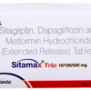 Sitamax Trio 10mg/500mg/100mg Tablet