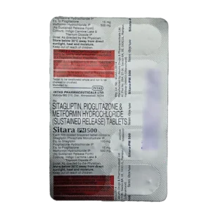 Sitara PM 500mg/15mg/100mg Tablet