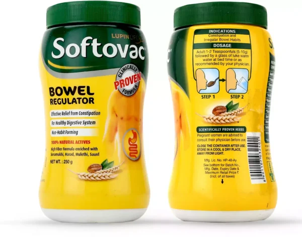 Softovac Bowel Regulator for Effective Relief from Constipation