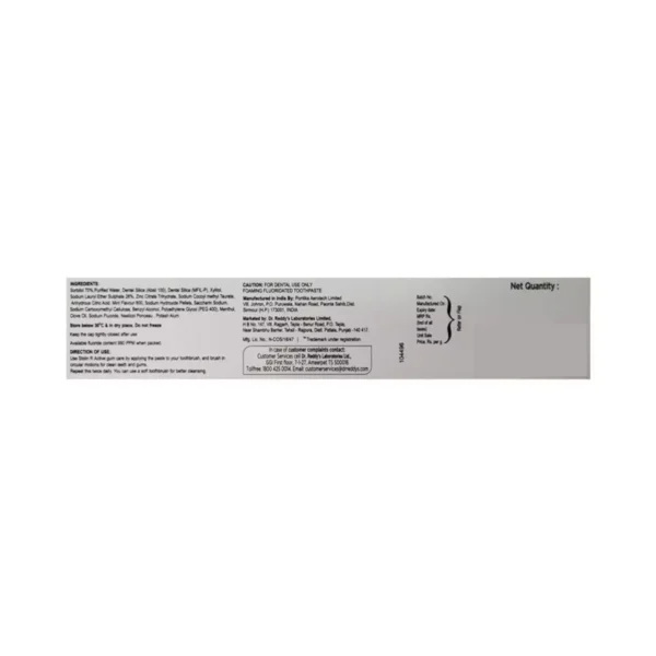 Advanced Stolin-R Active Gum Care Toothpaste Sugar Free - Image 3