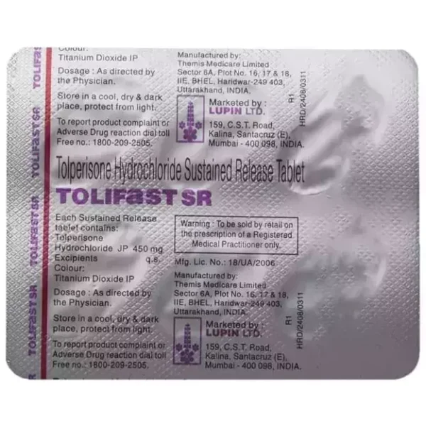 Tolifast SR Tablet - Image 2
