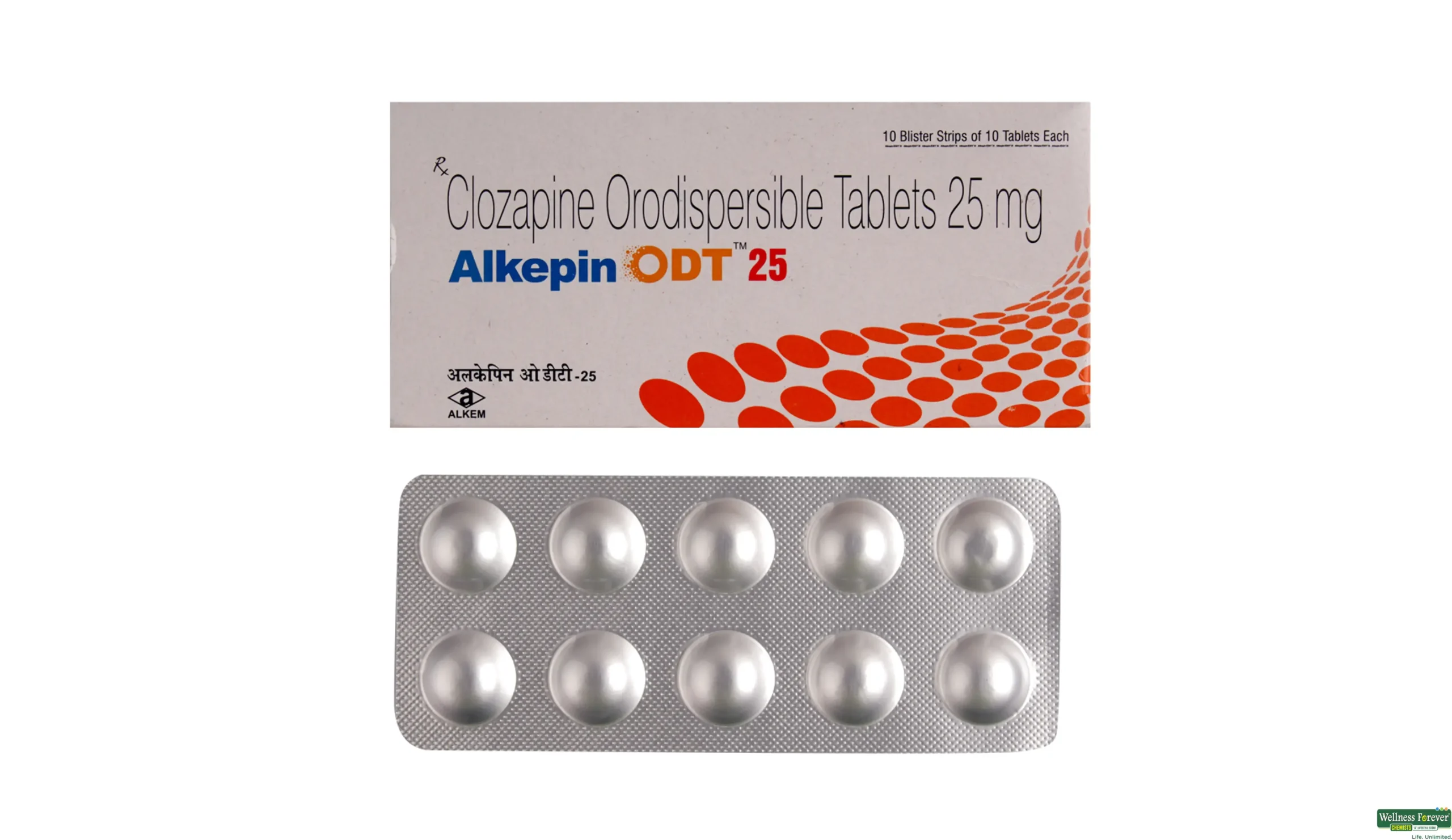 Alkepin Odt 25mg Tablet