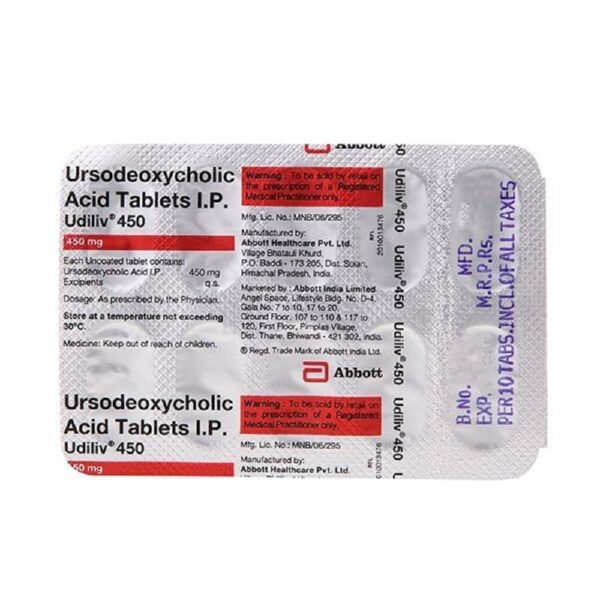 Udiliv 450mg Tablet - Image 4