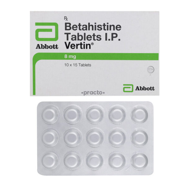 Vertin 8mg Tablet - Image 4