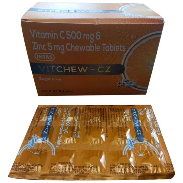 Vitchew CZ Chewable Tablet | Orange Flavour - Image 2