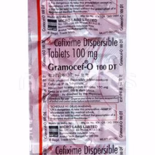 Gramocef-O 100mg Tablet DT