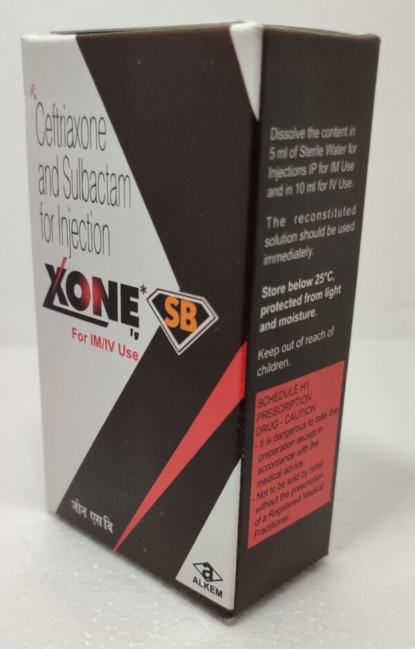 Xone SB 1000mg/500mg Injection - Image 4