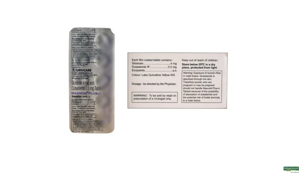 Maxvoid Plus 4mg/0.5mg Tablet - Image 2