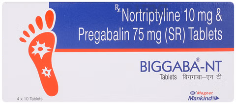 Biggaba NT 75mg/10mg Tablet SR