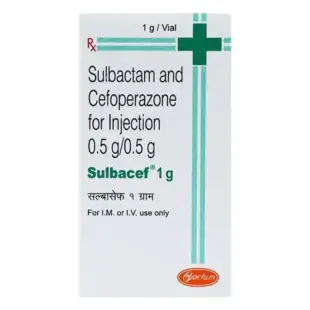 SULBACEF INJECTION 1GM