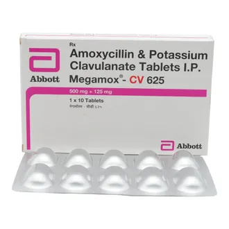 Megamox-CV 625 mg 1*10Tablet