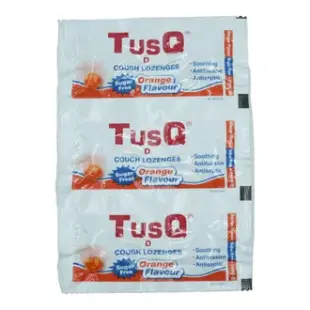 Tusq D Orange Cough Lozenges