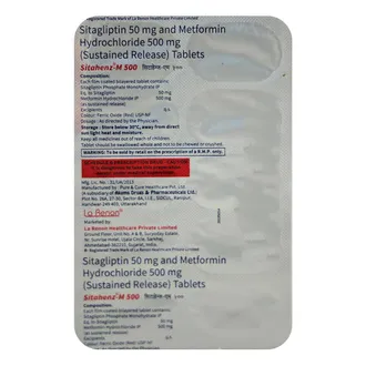 Sitahenz M 50mg/500mg Tablet SR - Image 2