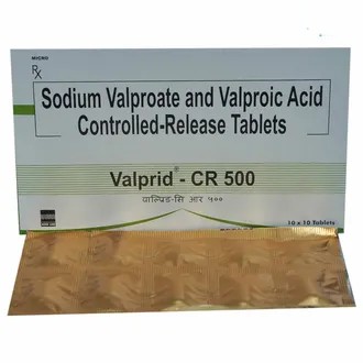 Valprid CR 500mg  10Tablet