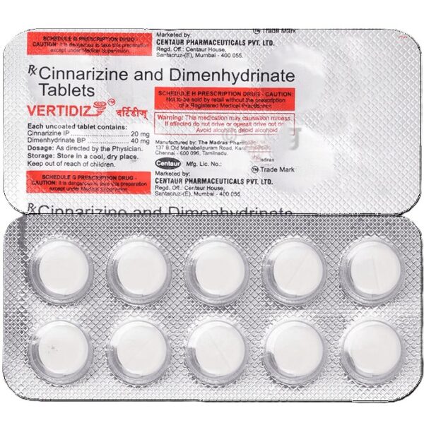 Vertidiz 20mg/40mg Tablet
