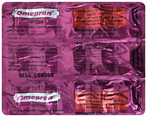 Omepren 20mg Capsule1*15