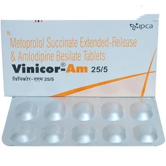 Vinicor-AM 25/5 Tablet PR 1*10'