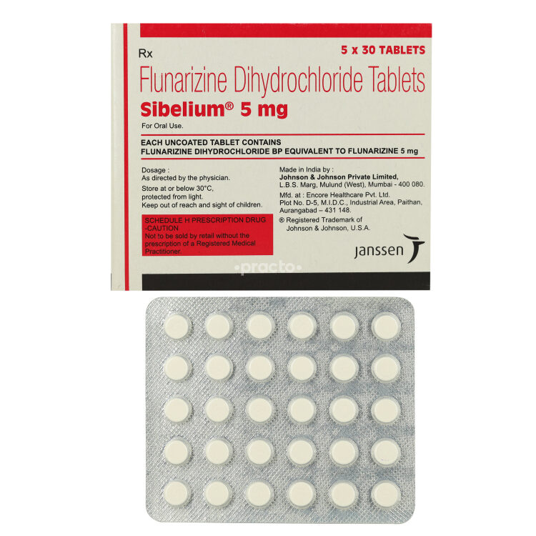 Sibelium 5mg Tablet