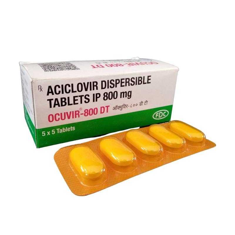 Ocuvir-800 DT Tablet 1*5 - Image 2