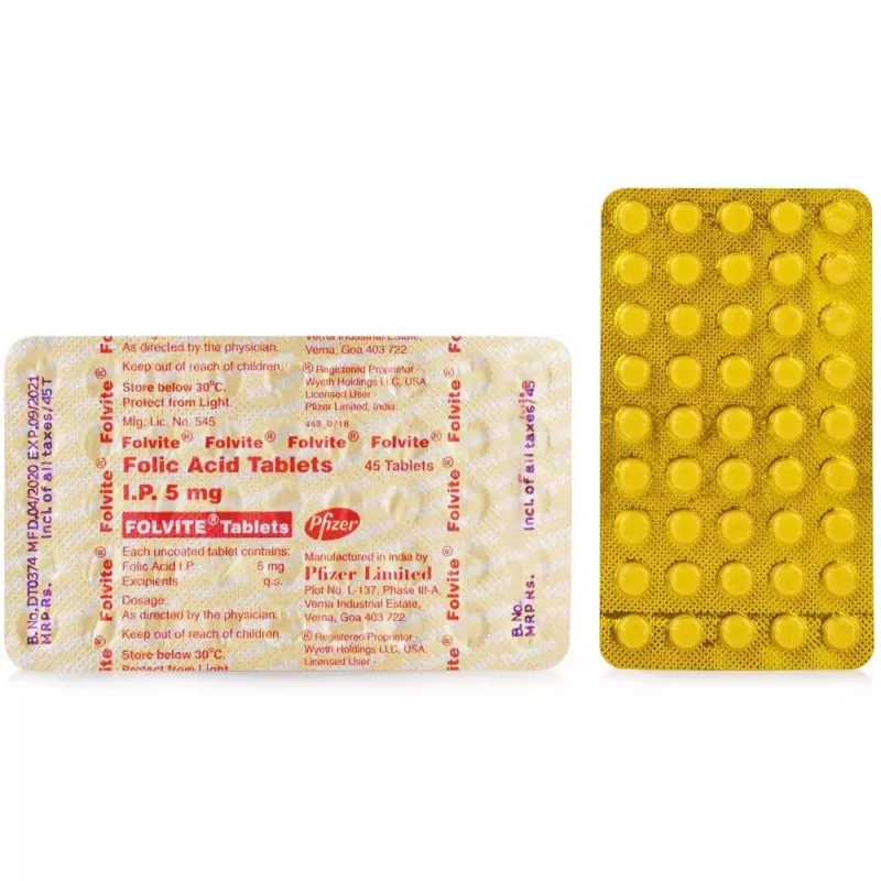 Folvite 5mg Tablet - Image 4