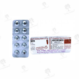 Clonz 0.25mg Tablet 1*10