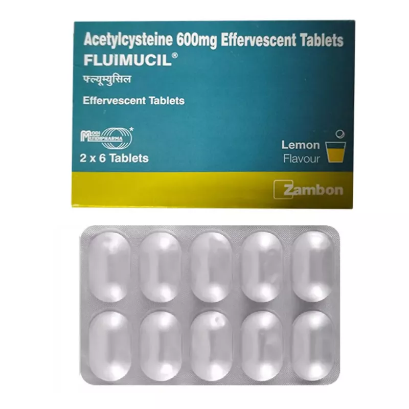 Fluimucil 600mg Tablet - Image 3