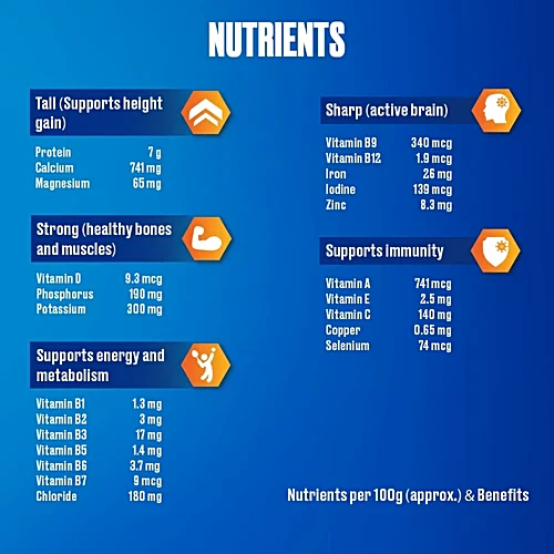 Horlicks  CHO Nutrition Drink, 500g Jar - Image 4