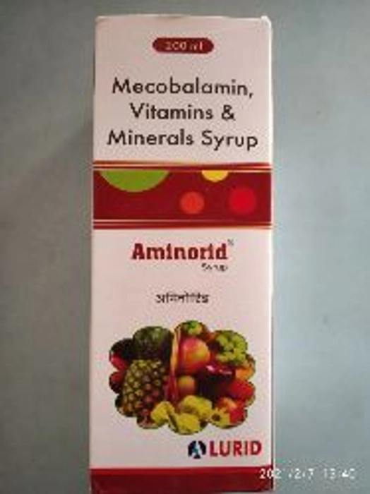 Aminorid Syrup 1*200ml - Image 3