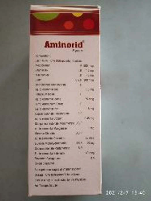 Aminorid Syrup 1*200ml - Image 2