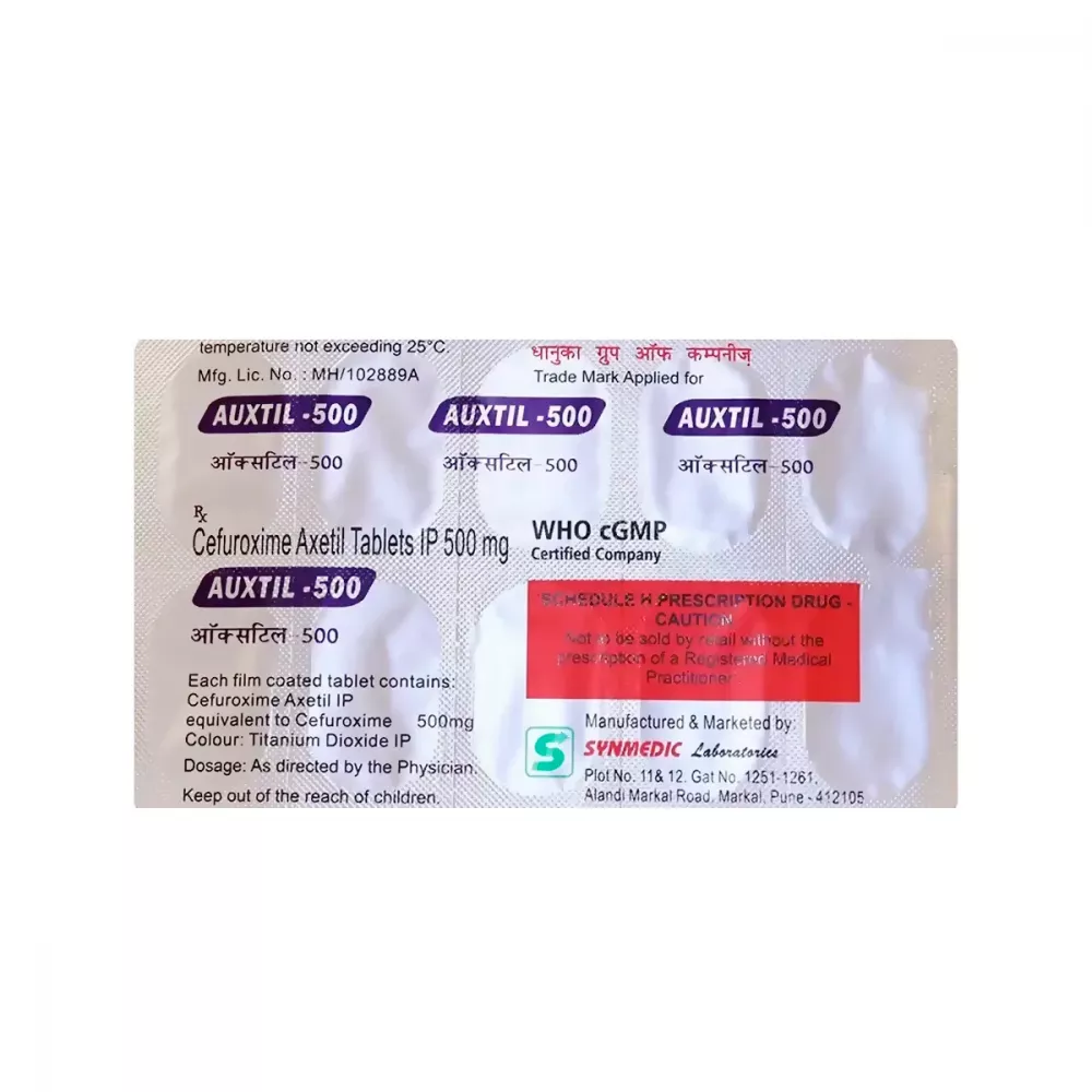 Auxtil 500 Tablet 1*10