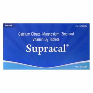 Supracal Tablet | Calcium & Vitamin D3 Supplement for Bone Health