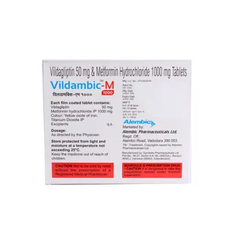 Vildambic-M 1000 Tablet 1*15 - Image 2