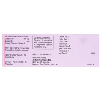 Linid 600mg 10Tab - Image 2