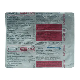 Glipy Met 1000mg/50mg Tablet - Image 2