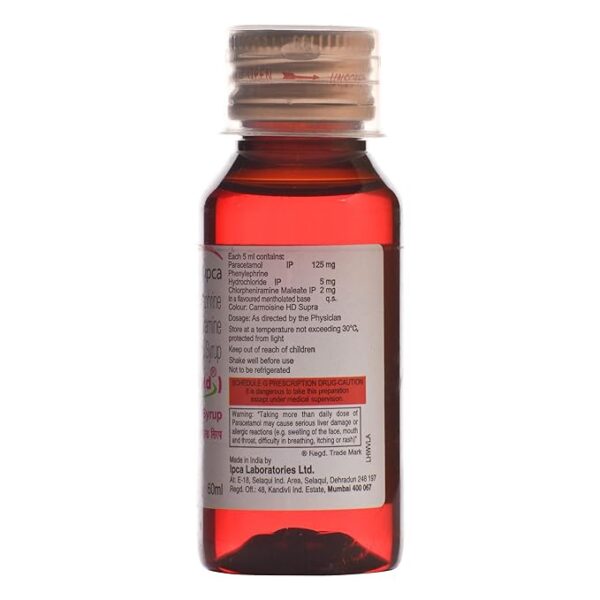 Solvincold - Bottle of 60 ml Syrup - Image 2