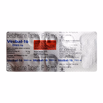 Vesbal 16mg Tablet1*10 - Image 2