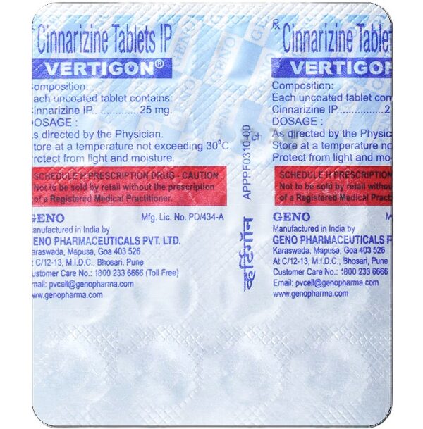 VertigOn Tablet 1*10 - Image 2