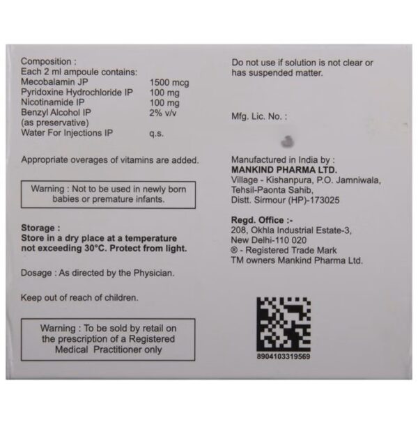 Nurokind Plus Nf Injection 2ml - Image 2