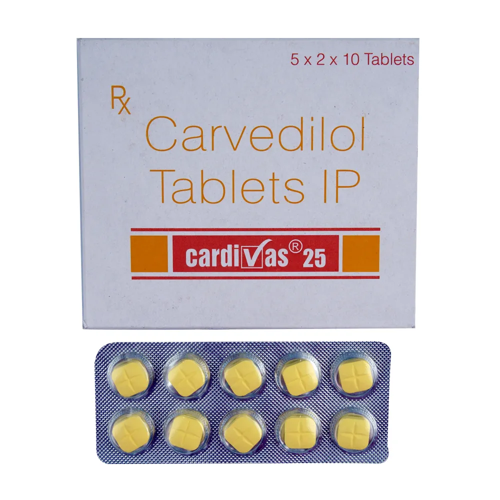 Cardivas 25 Tablet 1*10