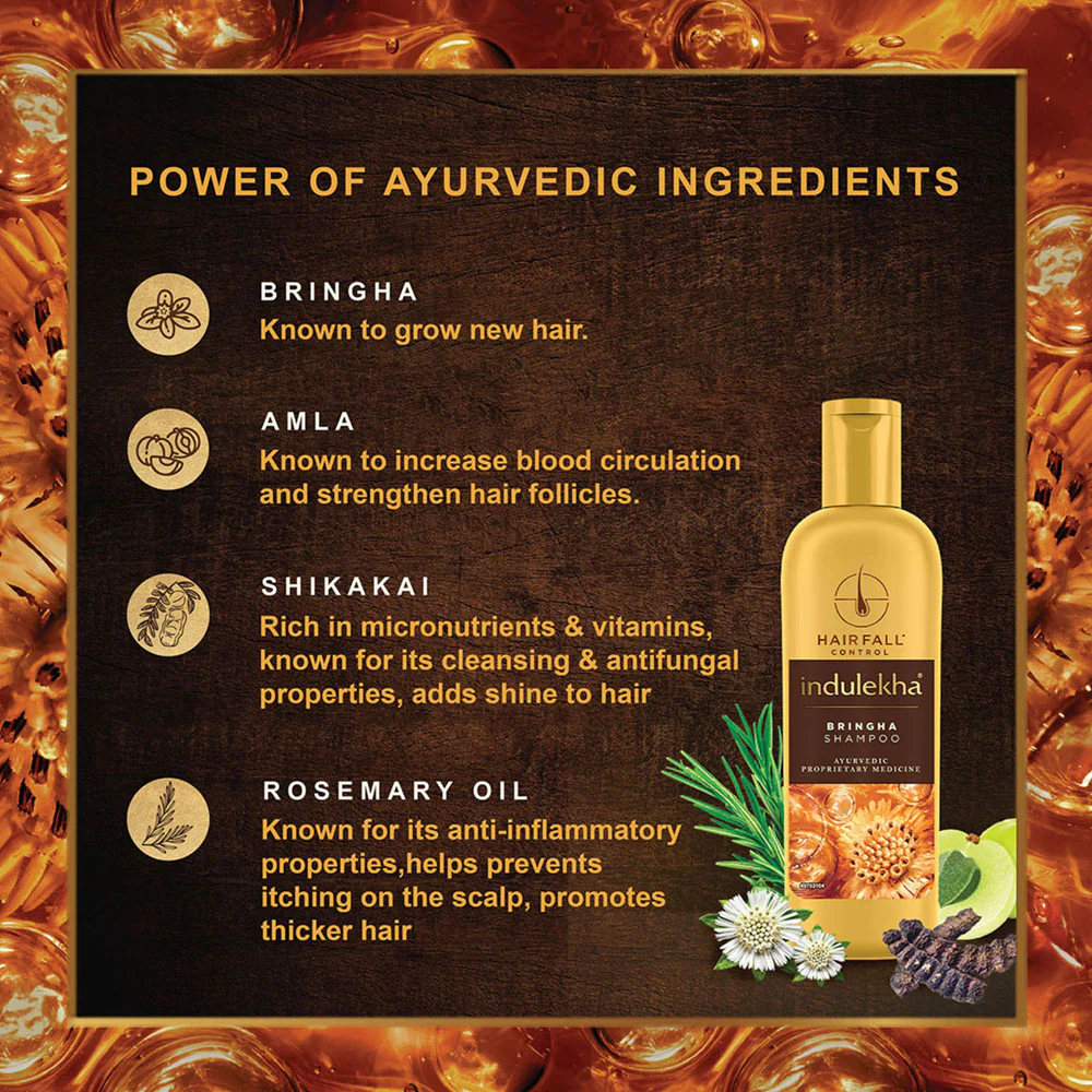 Bringha Ayurvedic Shampoo 200ml - Image 7