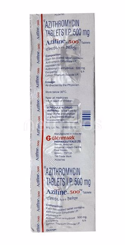 Azifine 500 mg Tablet 1*5 - Image 2