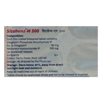 Sitahenz M 50mg/500mg Tablet SR - Image 3