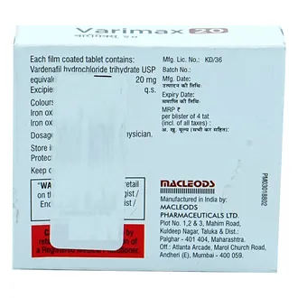 Varimax 20mg 4Tablet