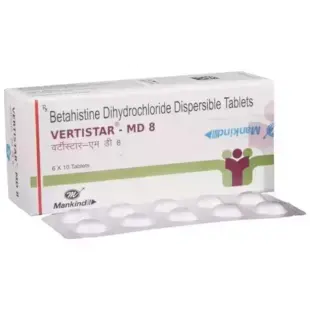 Vertistar - MD 8mg Tablet' 1*10