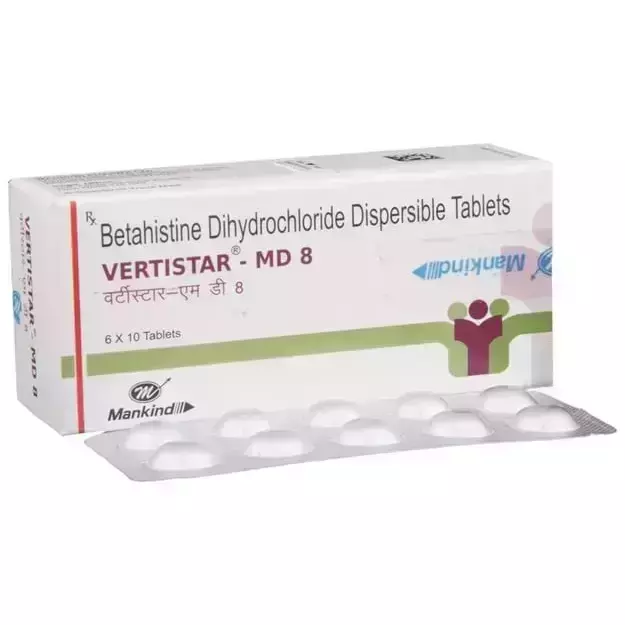 Vertistar - MD 8mg Tablet' 1*10