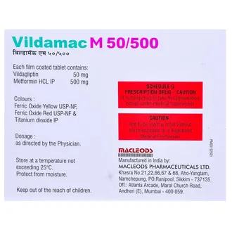 Vildamac M 50/500 Tablet'1*15 - Image 3