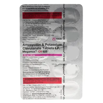 Megamox-CV 625 mg 1*10Tablet - Image 3